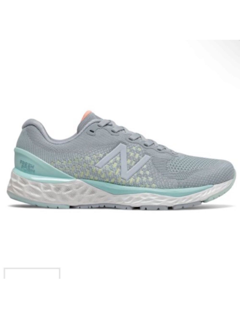 NB 11.5 Fresh Foam 880v10 Light Gray Teal Running Sneakers Athletic Shoes
